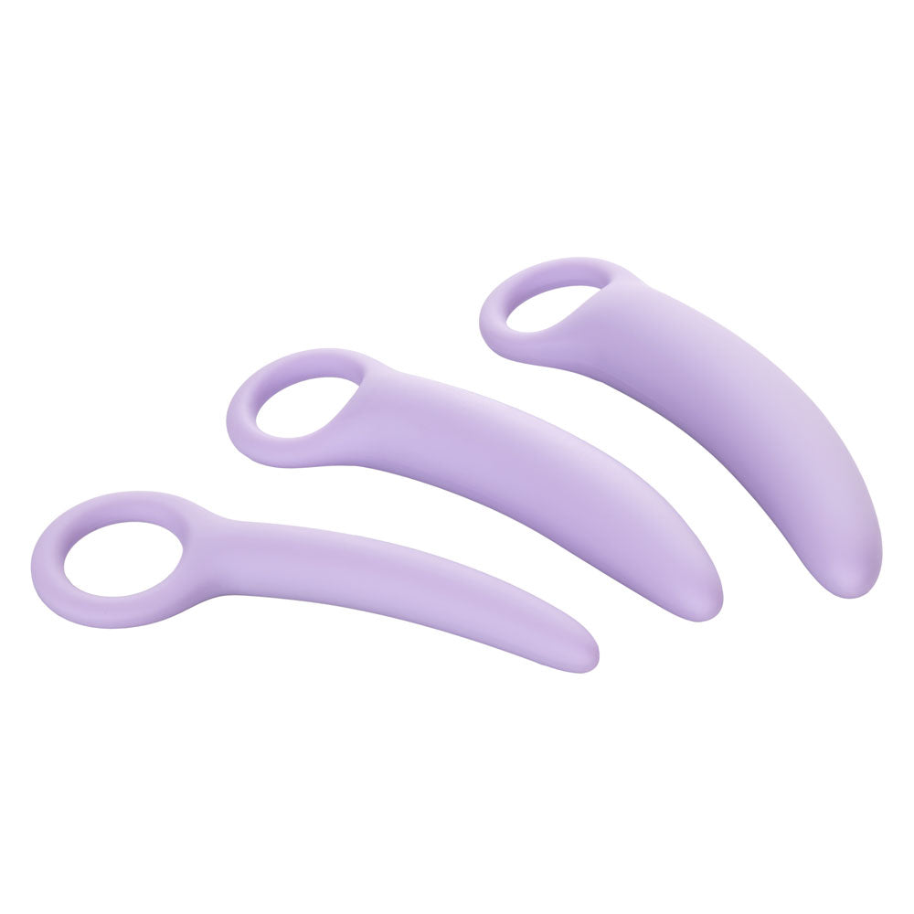 Dr. Laura Berman Alena Silicone Dilators 3 Piece Set - Medical Grade Vaginal Dilator Kit for Pelvic Therapy & Intimate Wellness | Perfect for Postpartum Recovery, Menopause & Vaginismus Treatment
