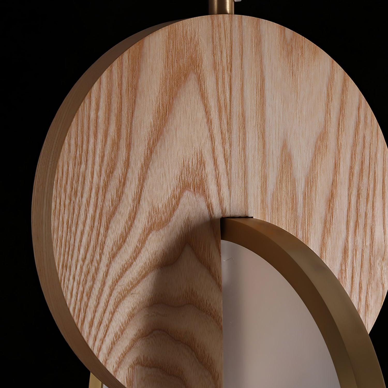 Modern Double Disk Pendant Light - Adjustable Hanging Chandelier for Dining Room, Kitchen Island & Living Room Decor