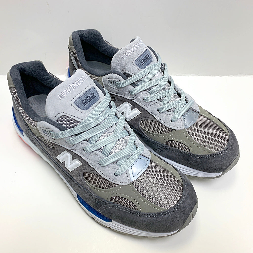 New Balance M992AG Grey Men's Running Shoes - Made in USA - Comfortable & Durable for Jogging, Gym & Casual Wear