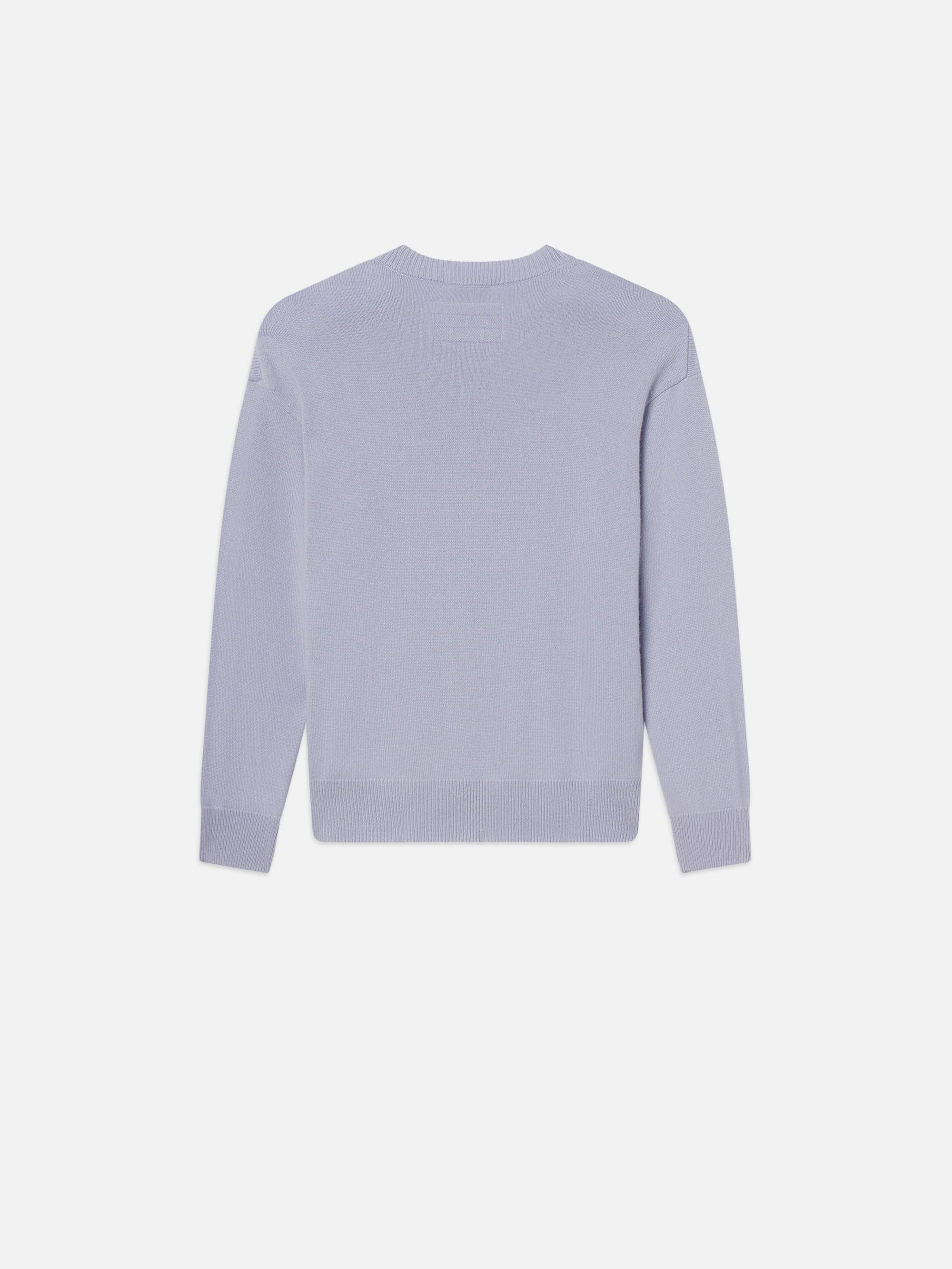 Lightweight Cashmere Crewneck Sweater for Women - Soft & Warm Baby Blue Pullover - Perfect for Casual Wear & Winter Outfits