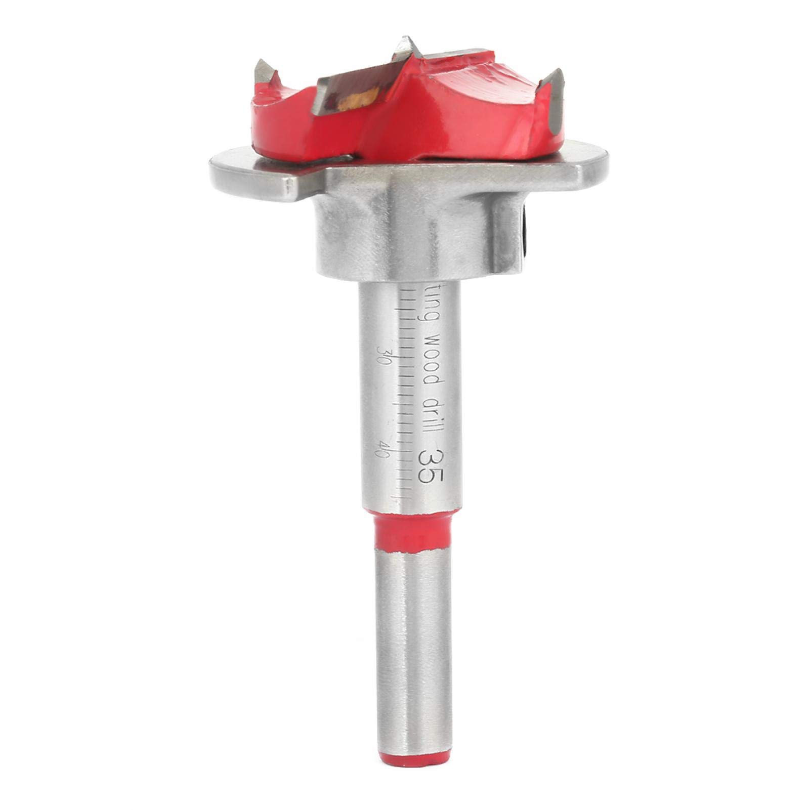 High Strength Adjustable Woodworking Positioning Drill - 35mm Wood Reaming Drill for Electric Drills | Perfect for DIY Projects, Furniture Making & Woodworking Crafts