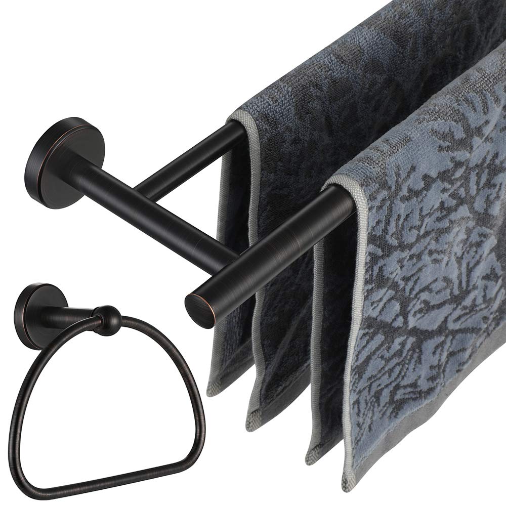 Oil Rubbed Bronze Towel Ring - 7
