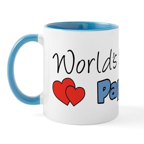 White/Blue Inside - World's Greatest Papou Mug