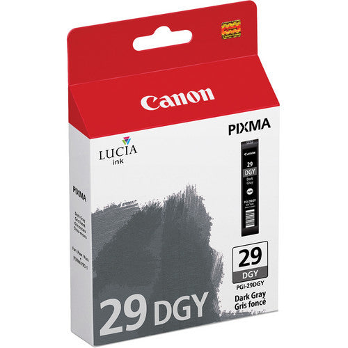 Canon PGI 29 Ink Cartridge - Dark Gray for Pixma PRO 1 Printer | High-Quality Photo Printing | Perfect for Professional Photography & Art Projects