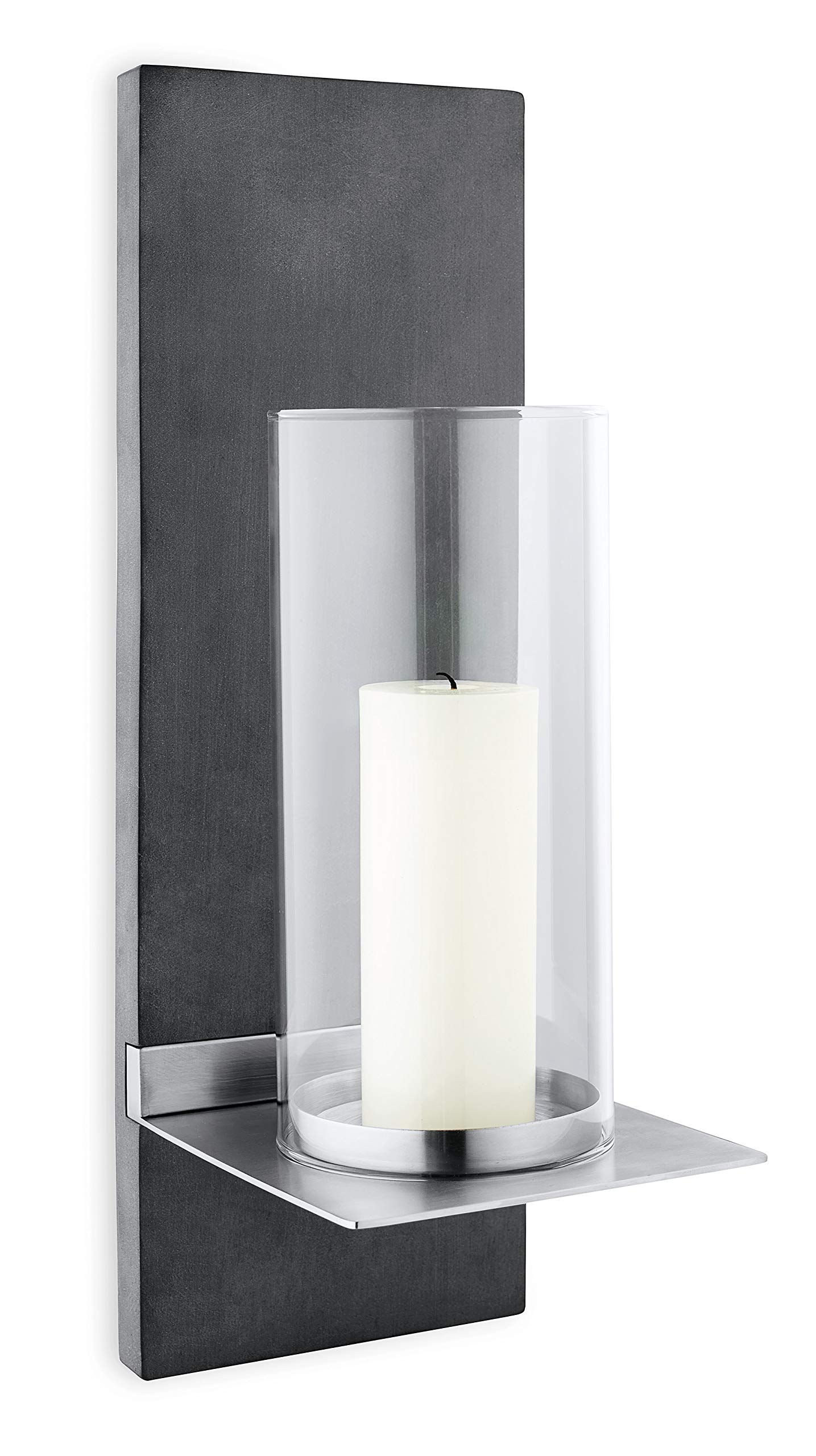 Blomus 65422 Finca Wall Candle Holder - Small Polystone Decorative Sconce for Home, Patio, and Garden Ambiance