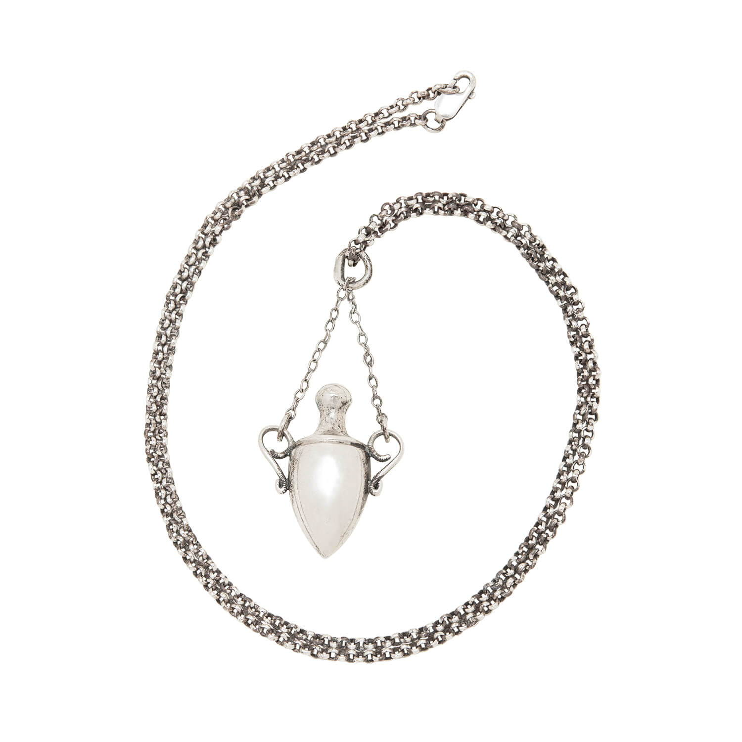 Victorian Sterling Silver Urn Necklace - Elegant Memorial Jewelry for Ashes, Cremation Keepsake - Perfect for Remembrance, Sympathy Gifts & Special Occasions