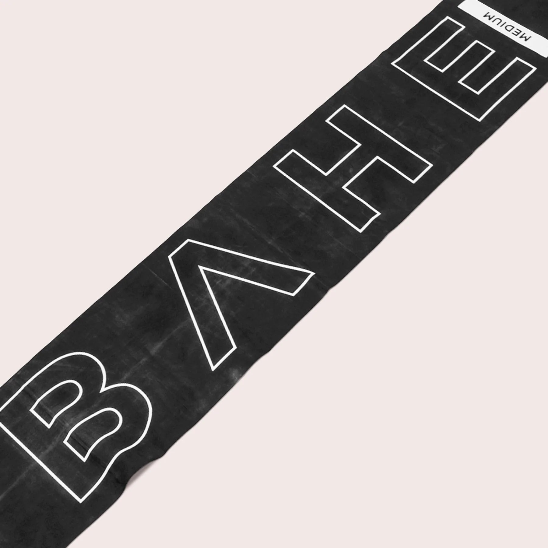 BAHE Premium Yoga Essentials Set - 5mm Non-Slip Yoga Mat, Foam Block, Medium Resistance Band & Tote Bag (Black/White) for Home Workouts, Studio Practice & Outdoor Yoga Sessions