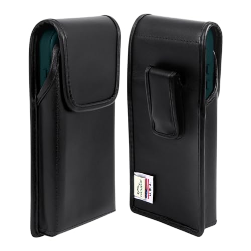 Vertical - Leather w/ Leather Clip