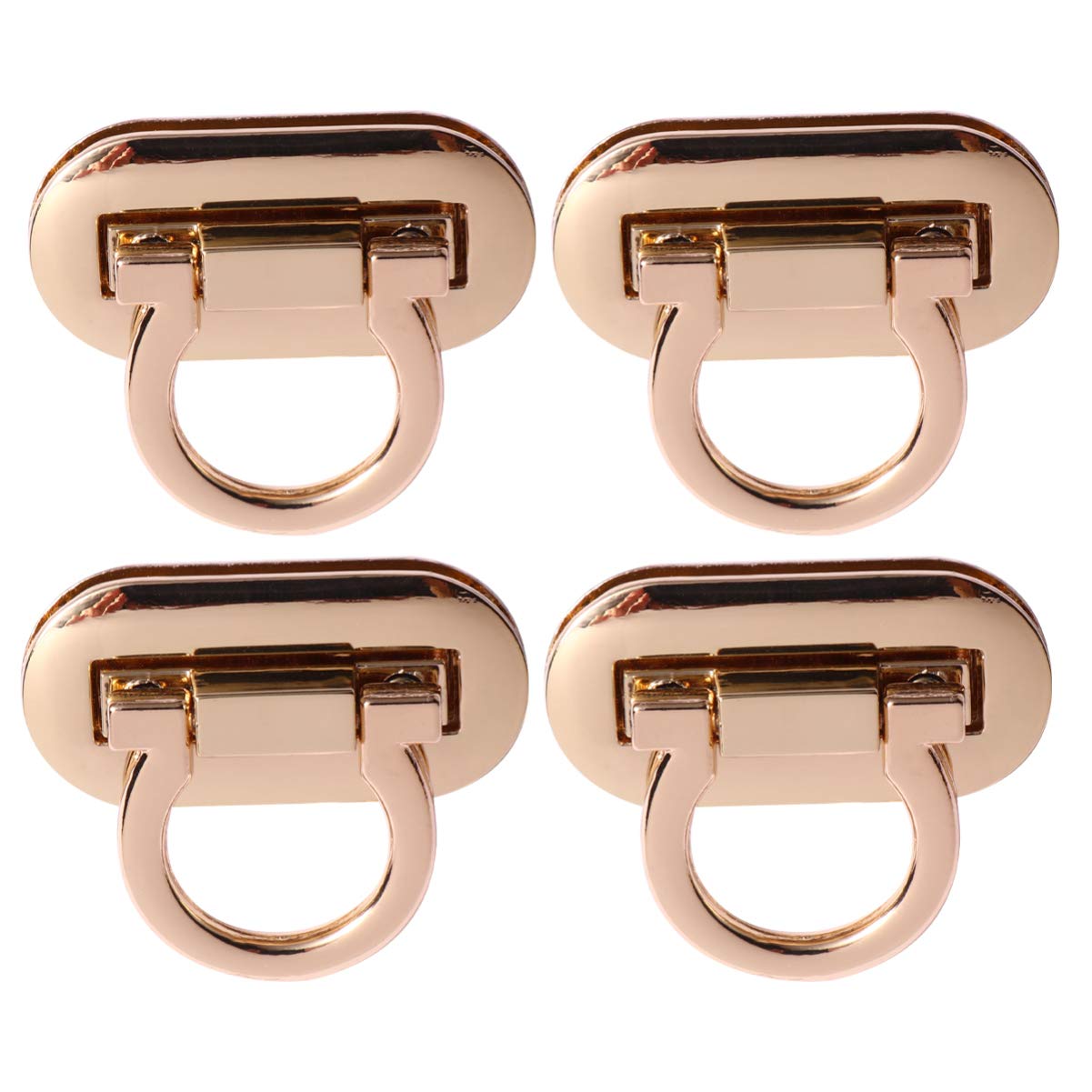 Exceart 4PCS Premium Hardware Padlock & Purse Accessories Set - Secure Lock Buckle for Wallets, Clutches, Suitcases & Mortise Locks | Ideal for Travel, Daily Use & Anti-Theft Protection