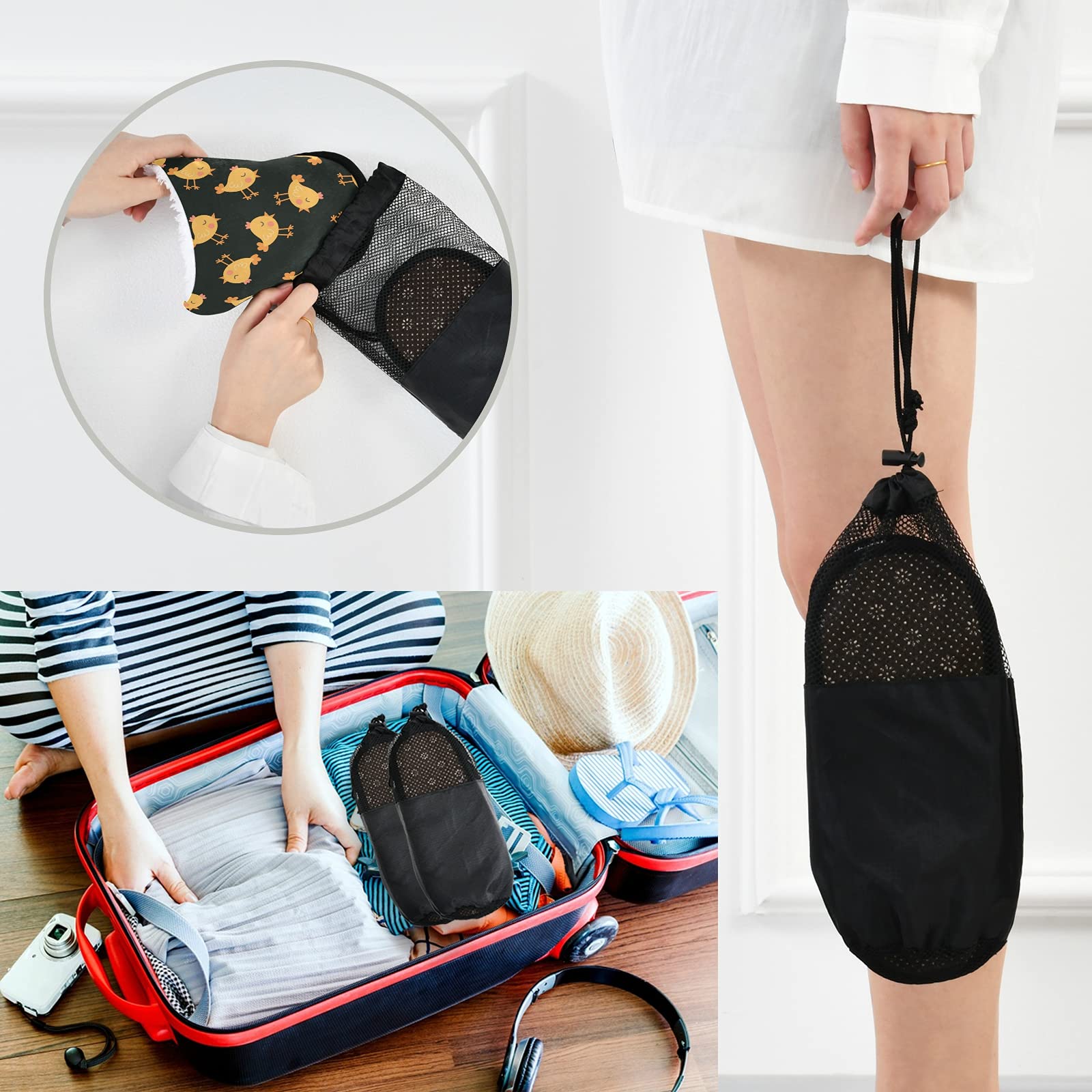 Visesunny Memory Foam Slippers for Women & Men - Winter Warm Cotton House Slippers, Cozy Indoor Outdoor Shoes with Non-Slip Sole - Perfect for Home, Bedroom, Lounge & Backyard Use
