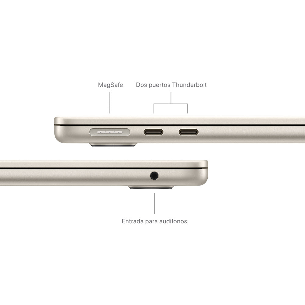 Apple MacBook Air 13-inch with M3 Chip - 8-Core CPU, 8-Core GPU, 256GB SSD (Starlight) - Perfect for Students, Professionals & Remote Work