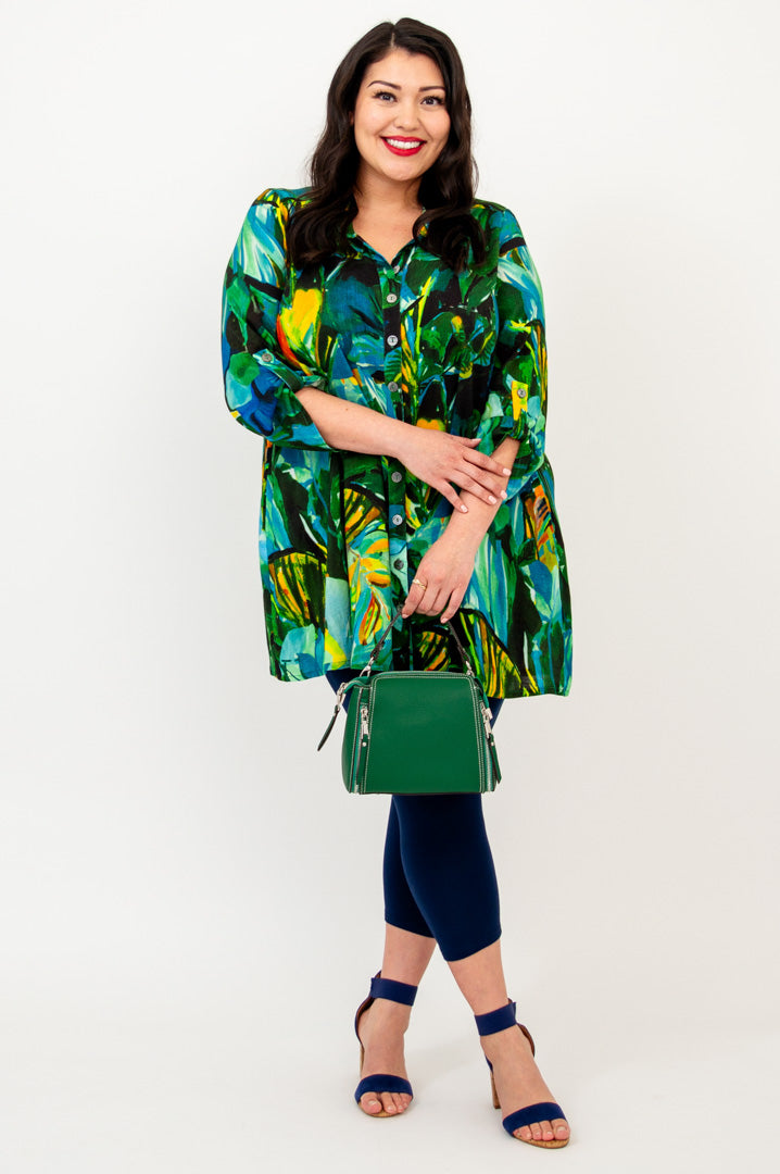Celine Blouse - Women's Linen Bamboo Shirt | Greenroom Collection | Perfect for Office Wear & Summer Outfits