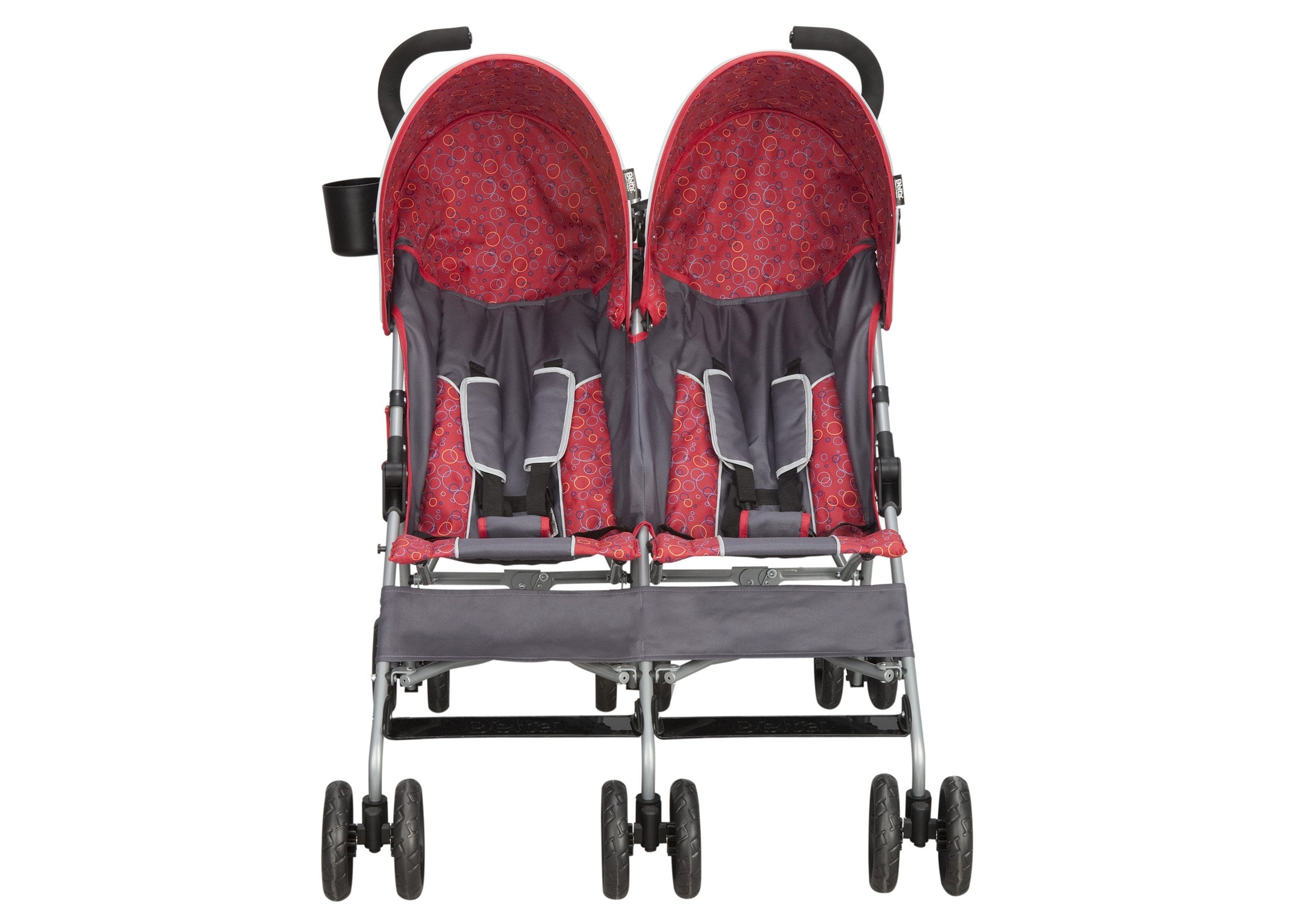 LX Side by Side Double Stroller for Twins - Lightweight & Compact Design for Easy Maneuvering - Perfect for Shopping, Travel, and Outdoor Adventures