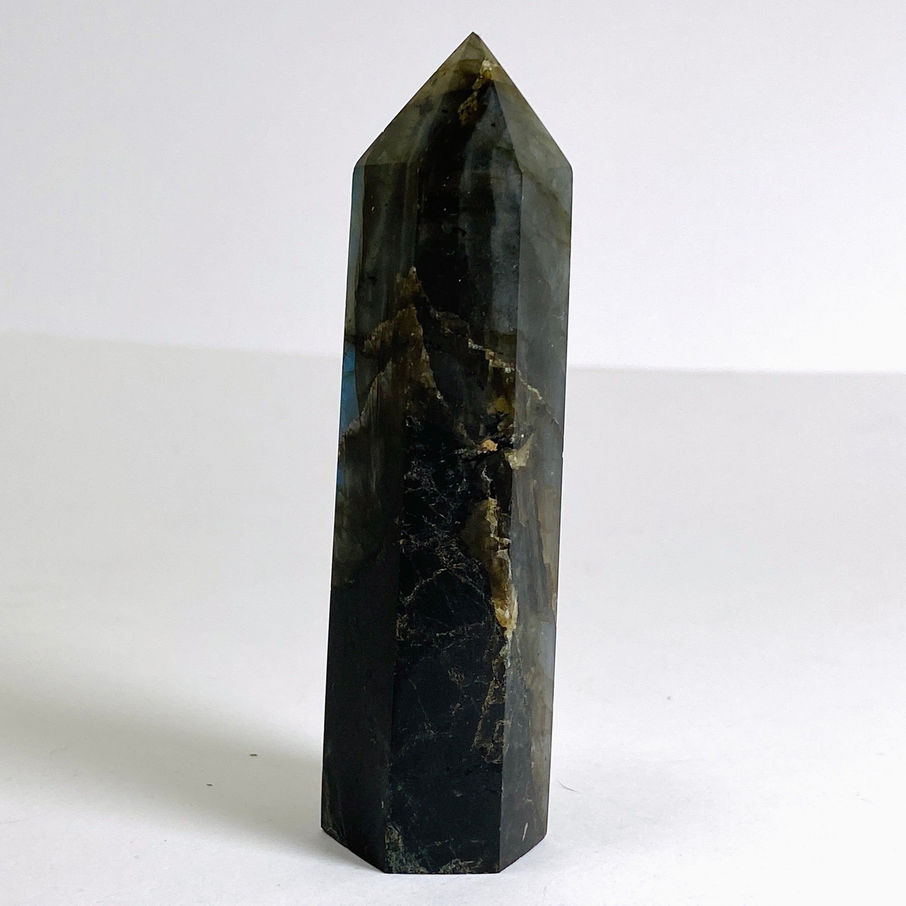 Labradorite Small Generator LSG 06 - Portable Crystal Energy Device for Home & Office Meditation, Healing & Spiritual Practice