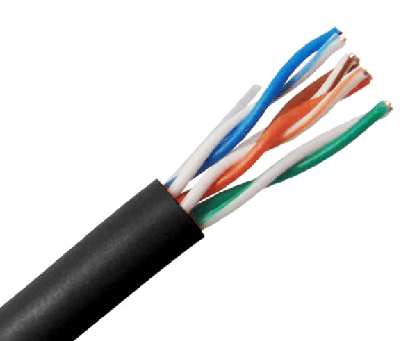 1000FT CAT5E Riser Bulk Ethernet Cable - CMR ETL Certified, Solid Copper UTP 24 AWG for Home & Office Network Installation