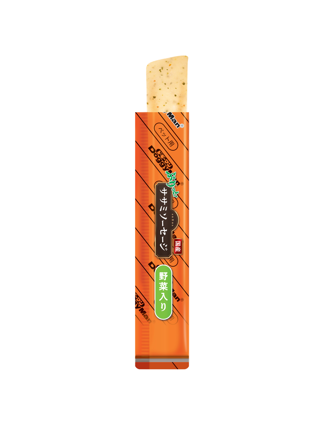 Premium DoggyMan Plump Chicken Sausages with Vegetables - Healthy Dog Treats 14g x 9 Pack - High Protein Snacks for Training, Rewards & Outdoor Adventures