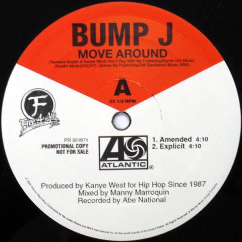Bump J – Move Around Atlantic – PR 301671 by Free 4 All Inc | High-Energy Hip Hop Music for Parties, Workouts & Road Trips