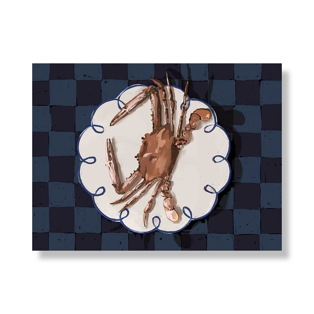 Crustacean Deep Landscape Art Print - Ocean Themed Wall Decor for Living Room, Bedroom & Office | High-Quality Canvas Painting for Home & Office Decor