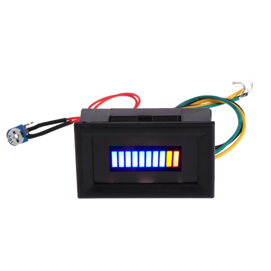 12V Universal Motorcycle & Car Oil Fuel Level Gauge - LED Oil Scale Meter Indicator for Harley, Honda, Yamaha - Perfect for DIY Auto Repair & Motorcycle Maintenance