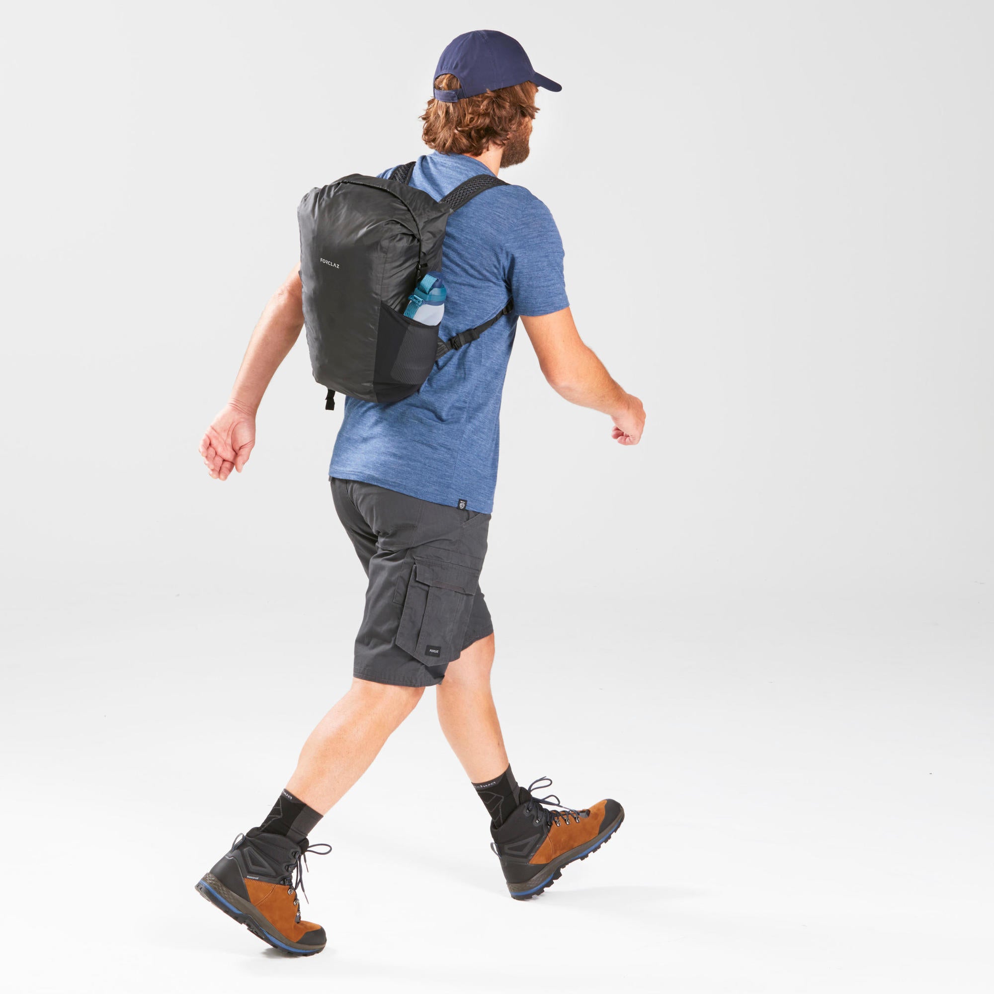 Forclaz Travel 100 Compact Waterproof 20L Hiking Backpack - Lightweight Daypack for Outdoor Adventures, Camping & Travel