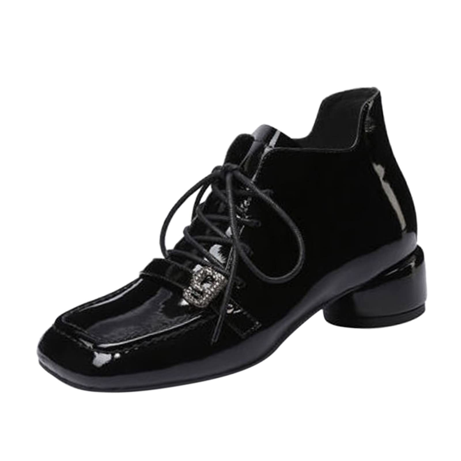 Stylish Women's Bamboo Casual Shoes - Lace-Up Dressy Heels for Summer & Autumn | Perfect for Office, Parties & Formal Events