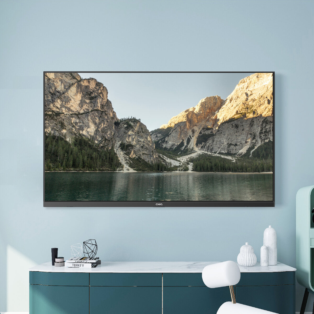 CHIQ 65-Inch 4K UHD Smart LED TV with Google TV (U65G7PG) - Stream Movies, Play Games & Enjoy Smart Home Entertainment in Living Room or Bedroom