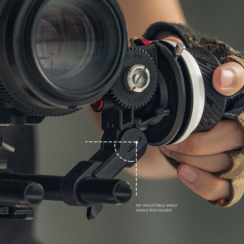 Tilta Pocket Follow Focus for DSLR & Mirrorless Cameras - Compact Camera Lens Focus Control System - Perfect for Filmmaking, Vlogging & Professional Video Production