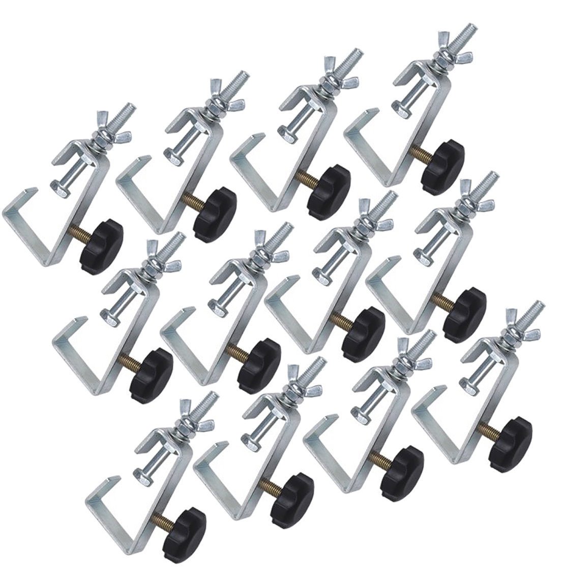 GRIFFIN DJ Triangle Truss Extension Lighting System - Speaker Stand Mountable Truss Kit for Stage Lighting, Smoke Machines & Dance Can Lights with C-Clamp Brackets & Hardware - Perfect for Nightclubs, Concerts & Event Stages