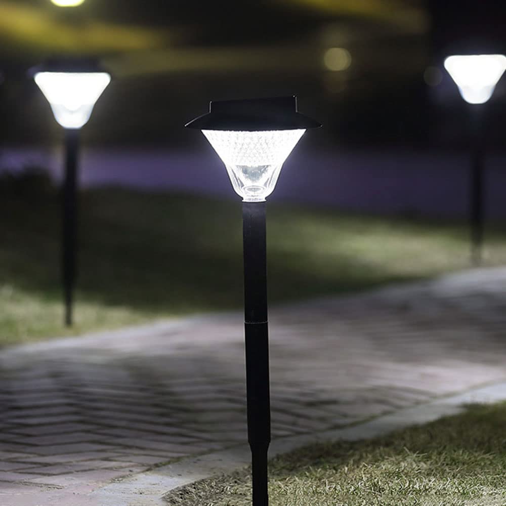 Solar Powered LED Outdoor Garden Lights - Waterproof ABS Landscape Lighting for Patio, Lawn, Pathway, and Villa Decoration | Perfect for Backyard, Driveway, and Wall Lighting at Night