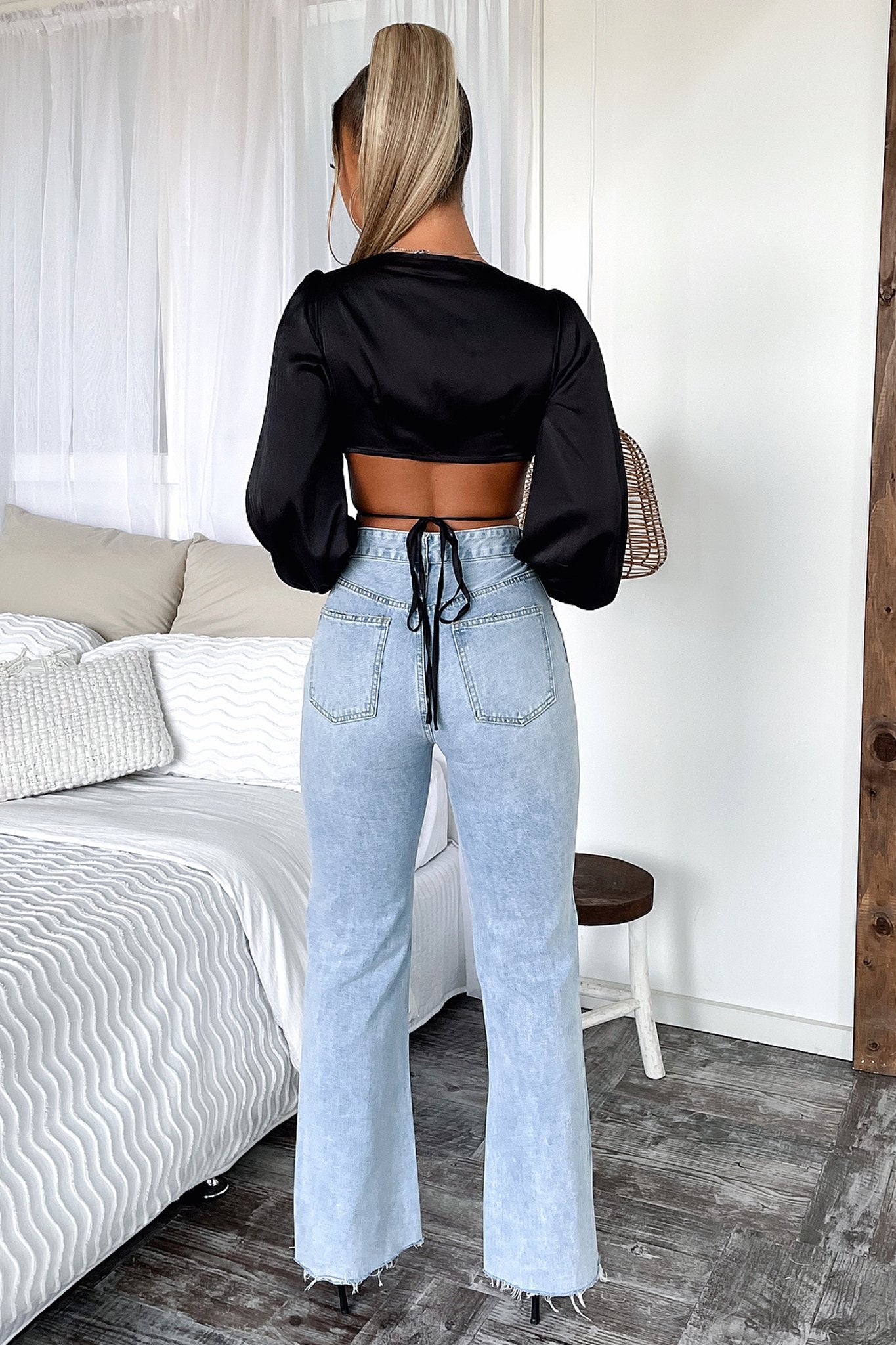 Logan Crop Top in Black - Stylish & Comfortable Women's Fashion for Casual Wear & Outfits