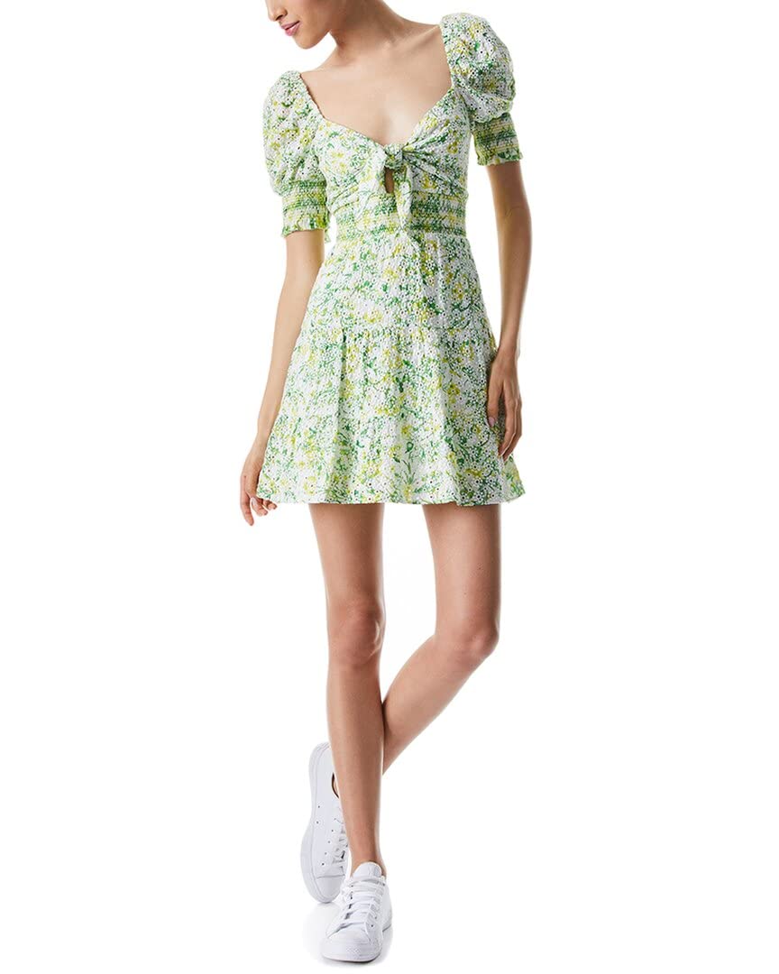 Alice + Olivia Women's Kristie Mini Dress - Flirty & Elegant Party Dress for Cocktails, Weddings & Night Out | Fashionable & Comfortable Fit