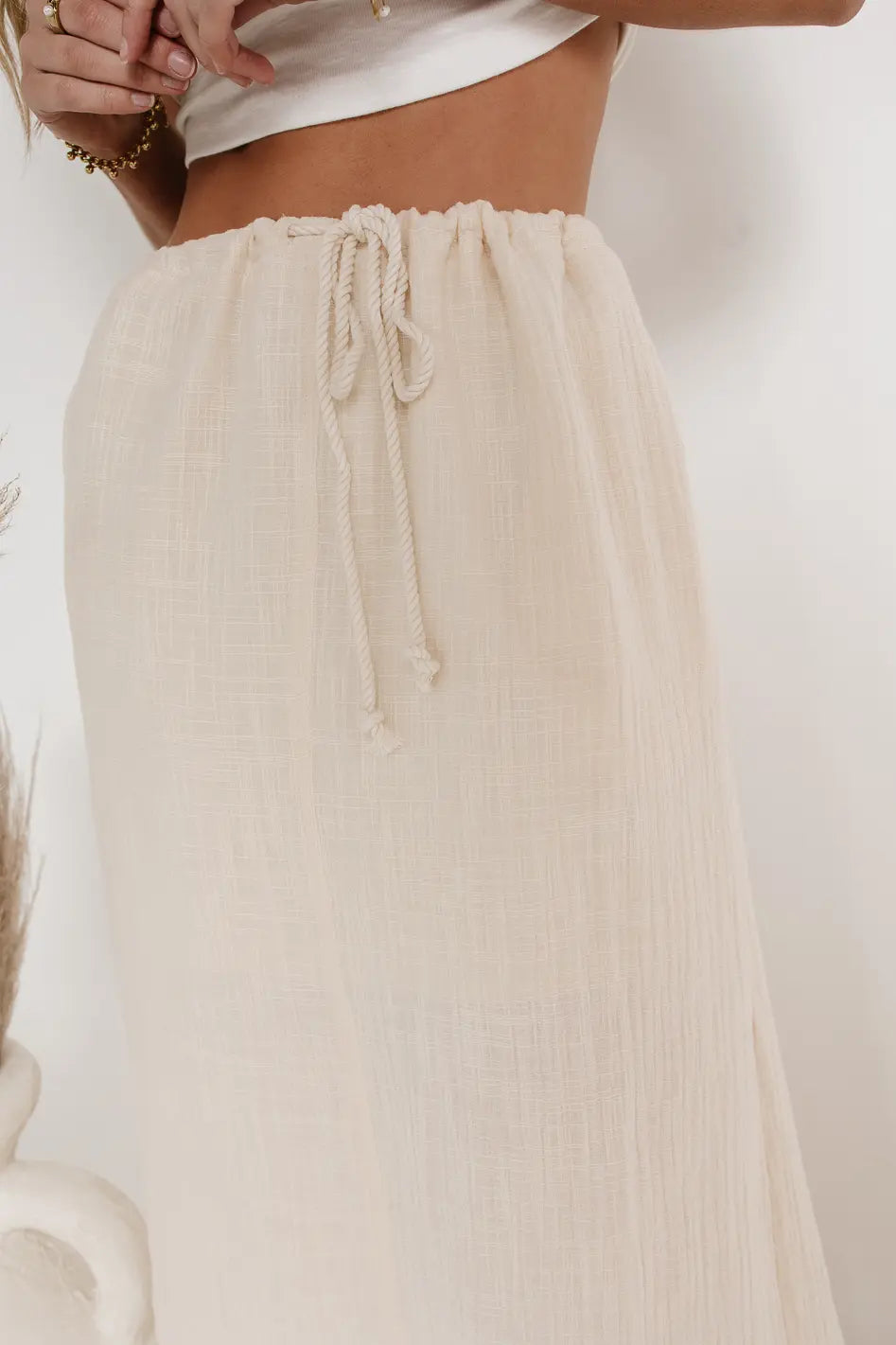 Stylish Kelilah Textured Skirt for Women | Trendy A-Line Midi Skirt with Unique Pattern | Perfect for Office, Date Night & Summer Outfits
