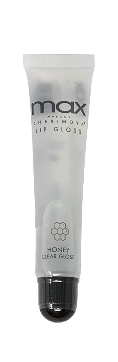 Cherimoya MAX Makeup Lip Polish - Honey Clear Gloss for Shiny, Plump Lips | Perfect for Daily Wear, Date Night & Special Occasions