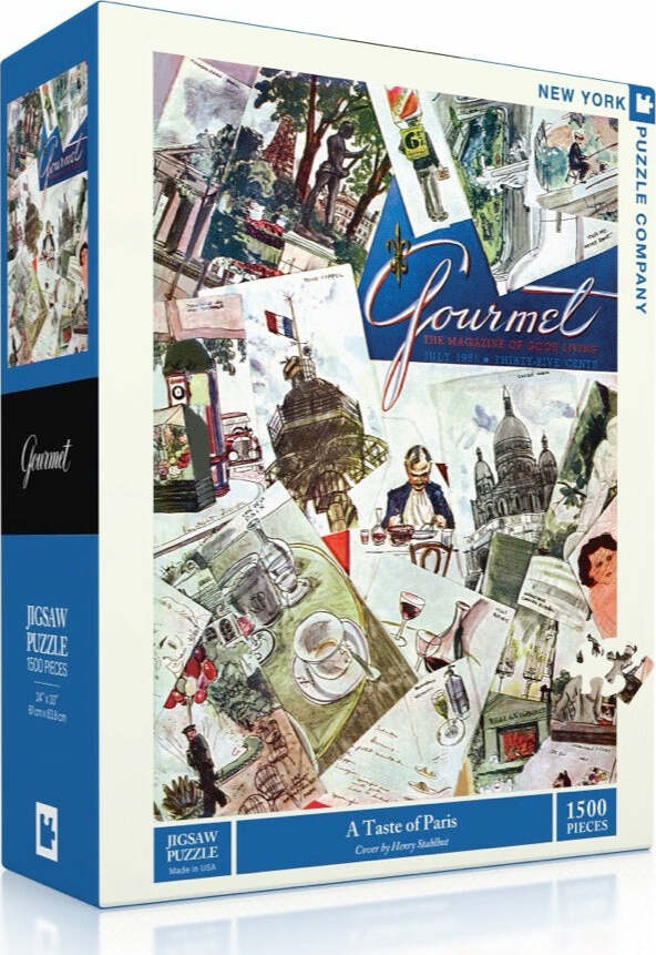 Paris Gourmet 1500-Piece Jigsaw Puzzle - Delicious French Cuisine & Landmarks - Perfect for Adults & Puzzle Enthusiasts - Relaxing Family Game Night & Home Decor