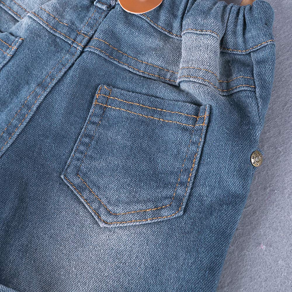 2-Piece Baby Boys Clothes Set - Long Sleeve Shirt & Jeans Outfit for Toddlers | Gentleman Style Suits for Boys | Perfect for Parties, Photos & Special Occasions