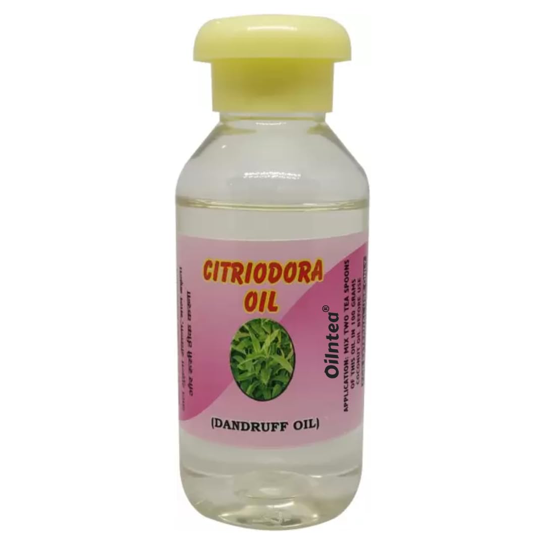 100% Pure Citriodora Oil (100ml) - Natural Dandruff Treatment & Scalp Care | Essential Oil for Hair Growth, Dry Scalp & Itchy Scalp Relief | Perfect for Aromatherapy, Massage & DIY Hair Care