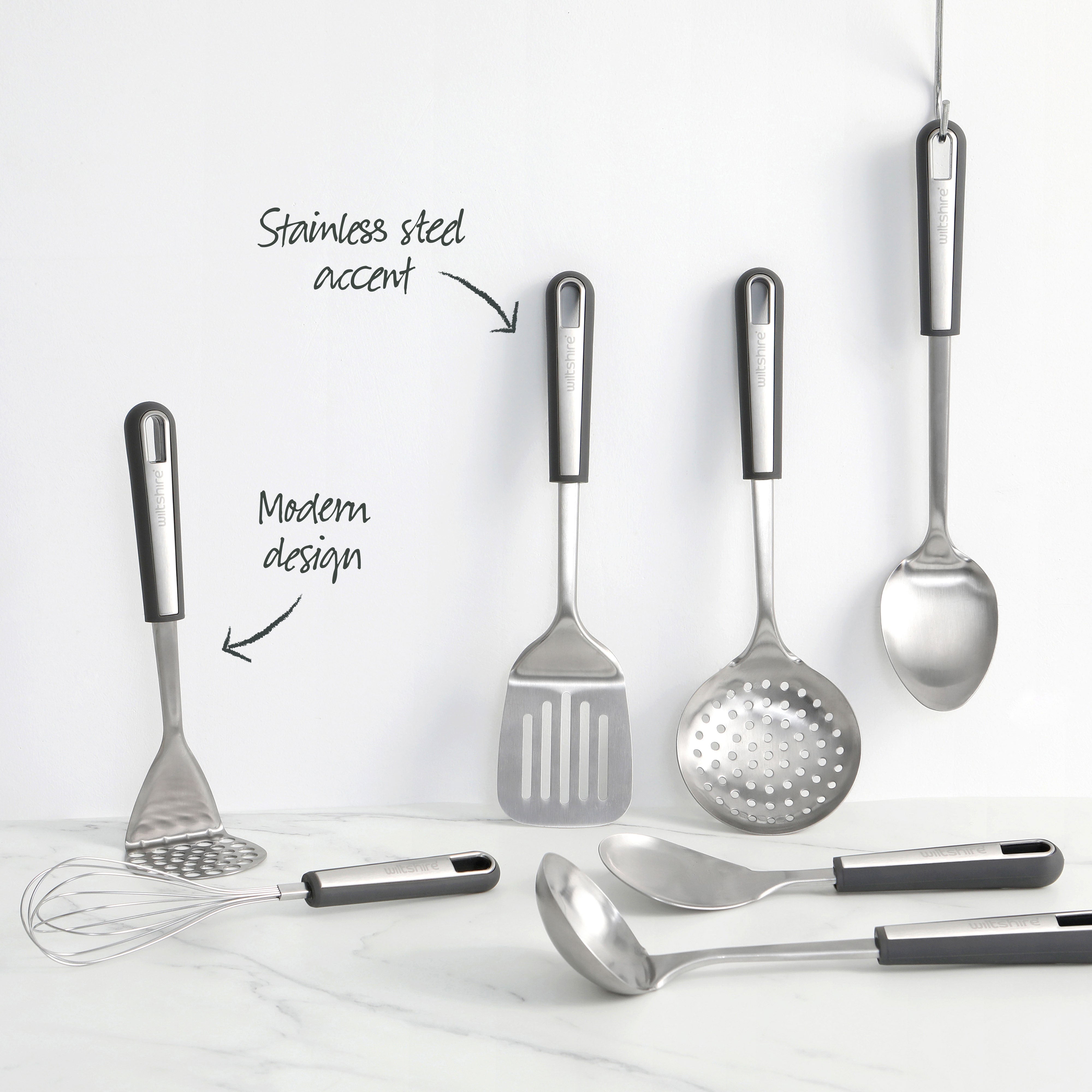 Premium Aspire Stainless Steel Slotted Turner Spatula - Professional Kitchen Tool for Flipping Pancakes, Burgers & Eggs - Ideal for Cooking, Grilling & BBQ