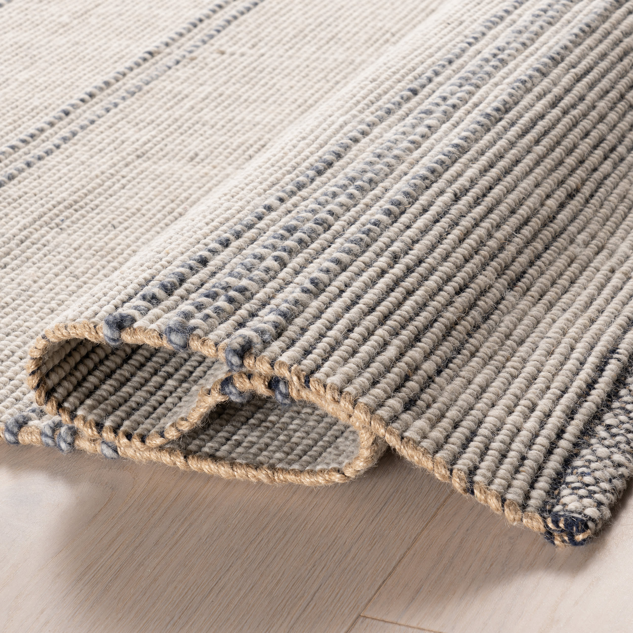 Cressida Striped Ivory Rug - Soft & Durable Area Rug for Living Room, Bedroom, or Office Decor