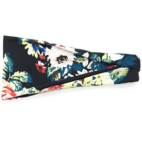 Stylish Printed Hair Bands Set for Women - 6 Pack Fashion Hair Accessories for Ponytail, Bun & Everyday Use - Perfect for Workout, Office & Casual Wear