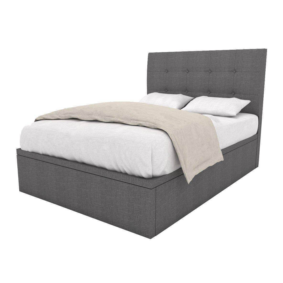 Ellie Fabric Storage Bed with Drawers - Underbed Storage Organizer for Bedroom, Kids Room, Dorm - Space Saving Solution for Clothes, Blankets, Toys