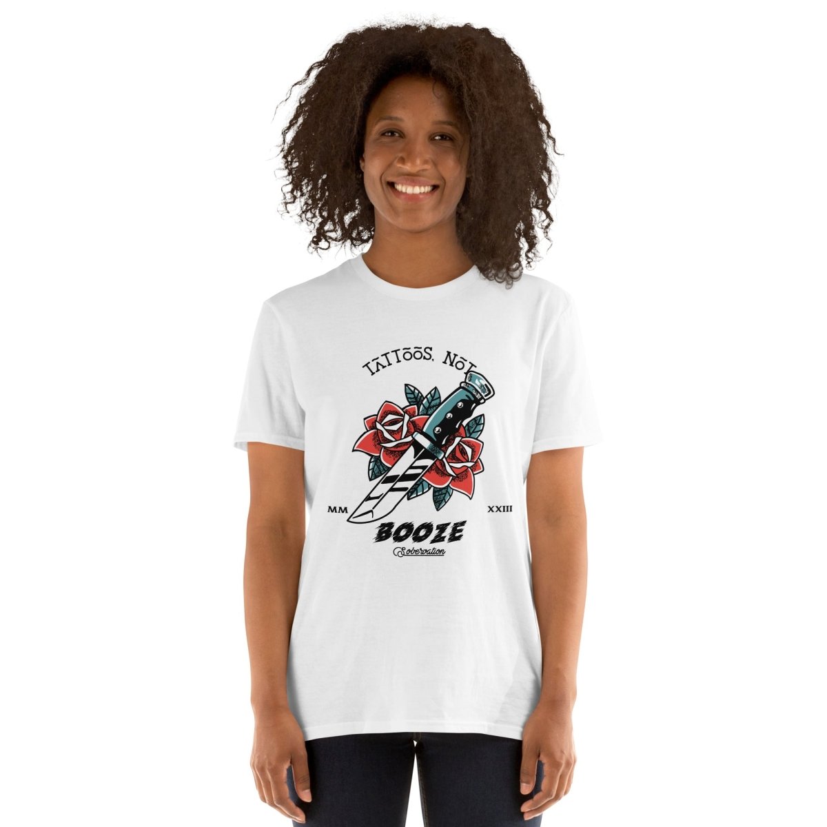 Rose Dagger Tattoo Design Essential Unisex T-Shirt | Trendy Graphic Tee for Men & Women | Perfect for Casual Wear, Concerts & Street Style