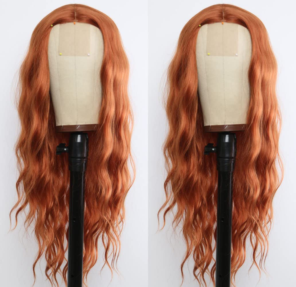 Ginger Orange Lace Front Wigs 24