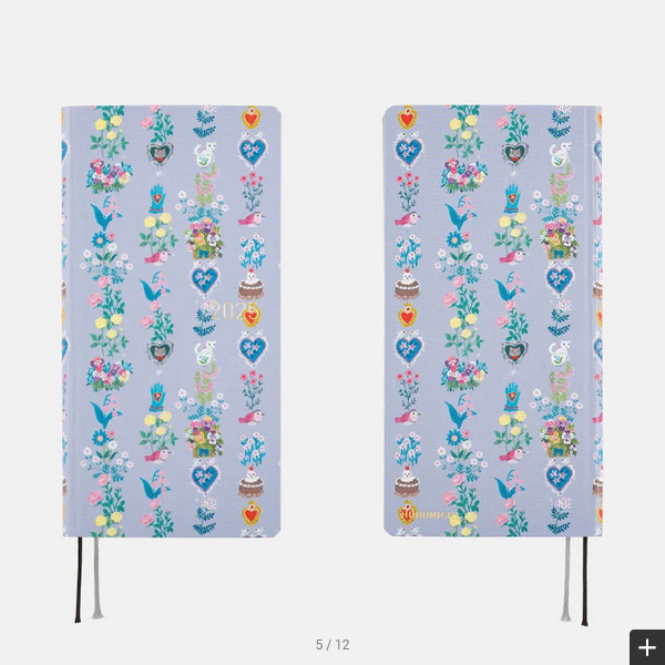 Hobonichi Techo 2025 Planner - Spring April Start with Yumi Kitagishi Beautiful Wallpaper Design | Weekly Horizontal Layout | Monday Start | Japanese Edition | Perfect for Journaling, Planning & Productivity