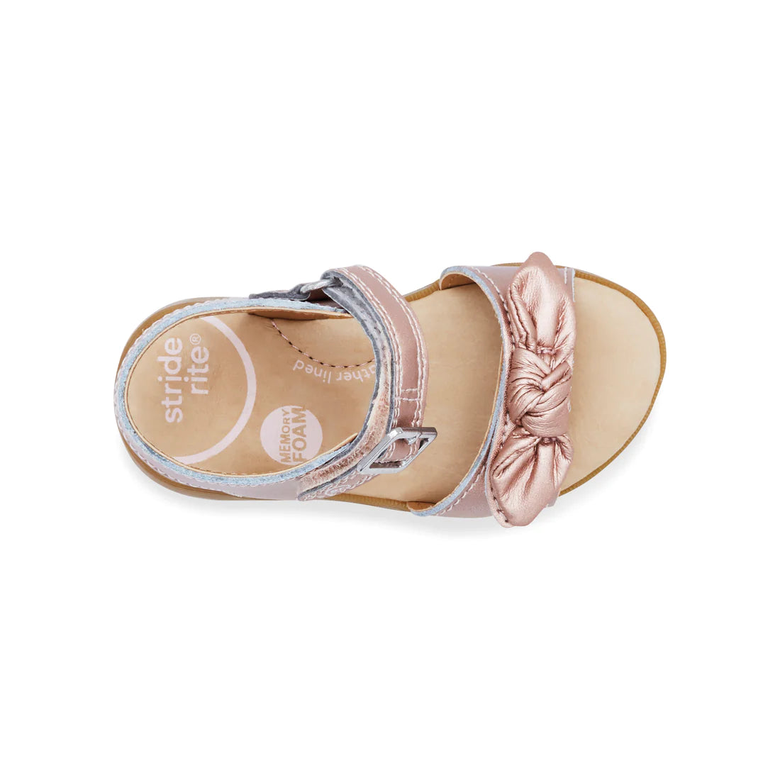 Stride Rite Rose Gold Whitney Girls' Sandals - Comfortable & Stylish Kids' Summer Shoes for Beach, Pool & Outdoor Play