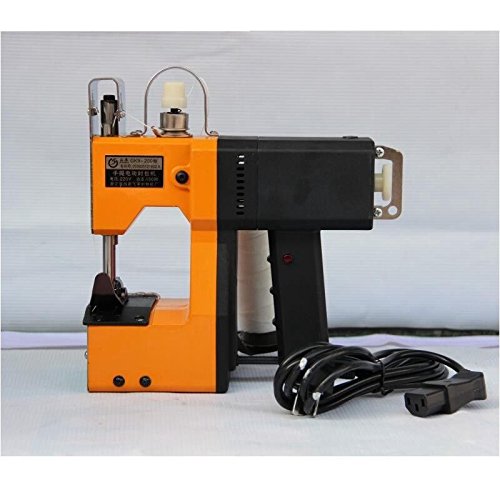 220V Portable Electric Bag Sealing Machine - Woven & Knitted Bag Stitcher for Snakeskin, Sack, Paper & Plastic Bags | Ideal for Packaging, Shipping & Industrial Use