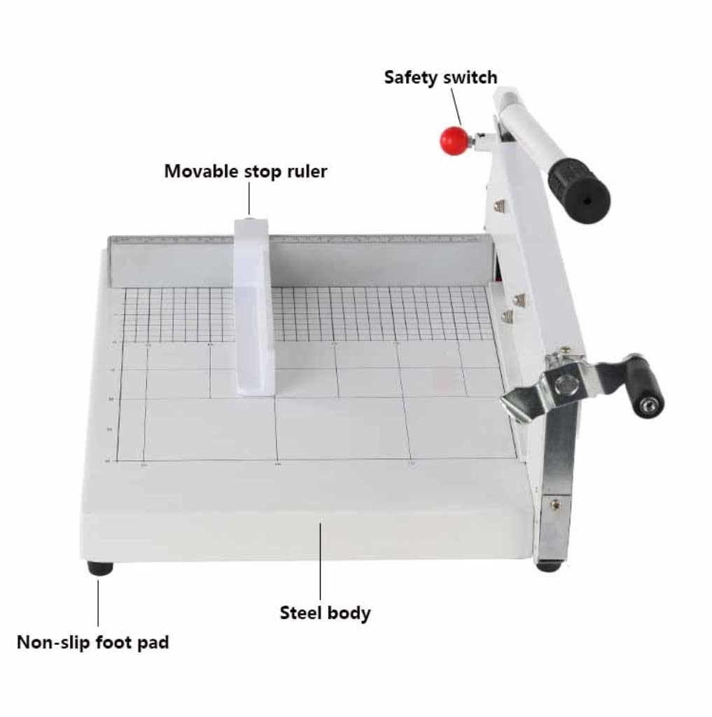 Heavy-Duty A4 Paper Cutter - Manual Album & Recipe Trimmer for Thick Paper Layers | Perfect for Scrapbooking, Office Use & Craft Projects