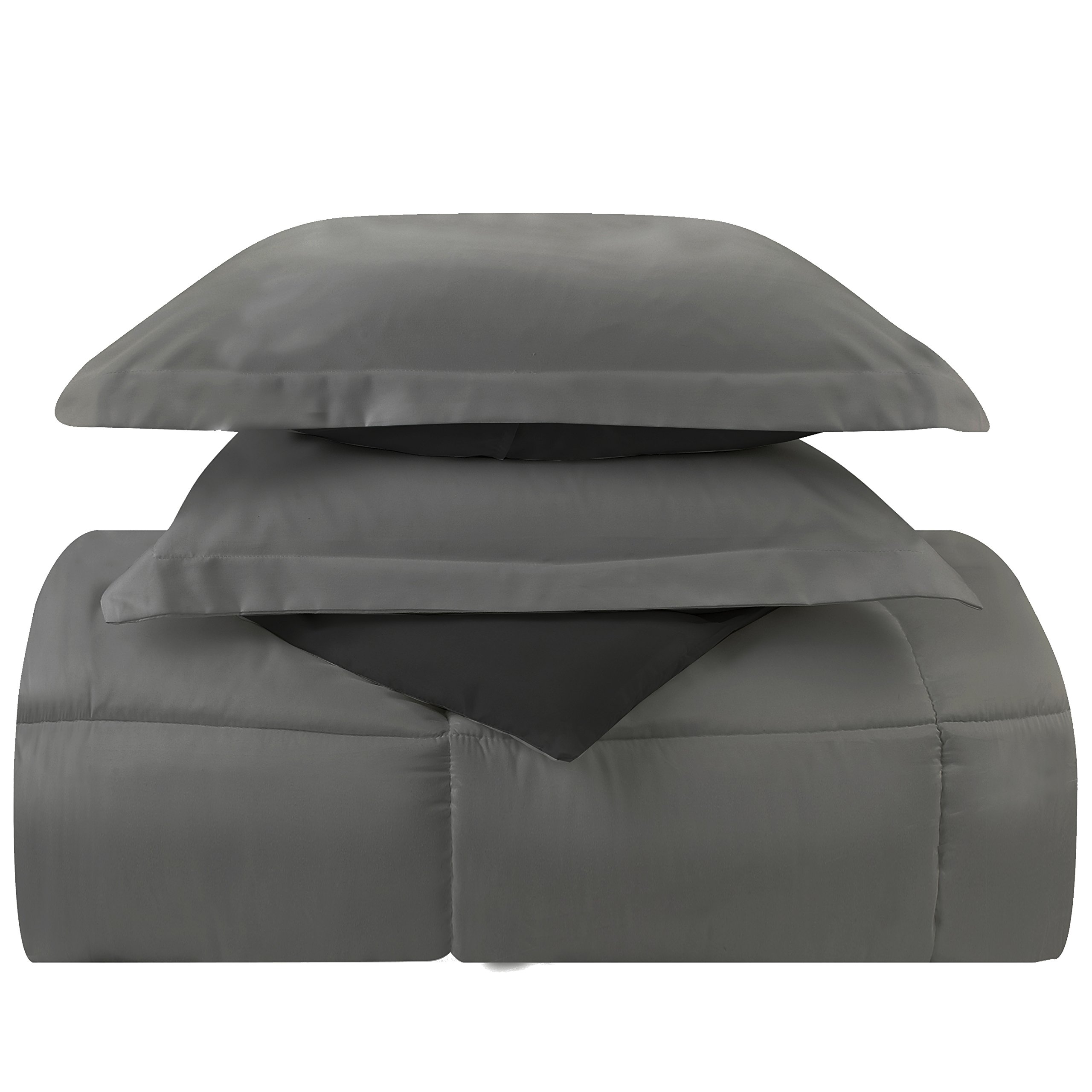 Nestl Bed in a Bag - Ultra Soft Down Alternative Comforter & Sheet Set - Queen Size 4-Piece - Chocolate Brown - Perfect for Guest Rooms, Dorms & Cozy Bedroom Makeovers