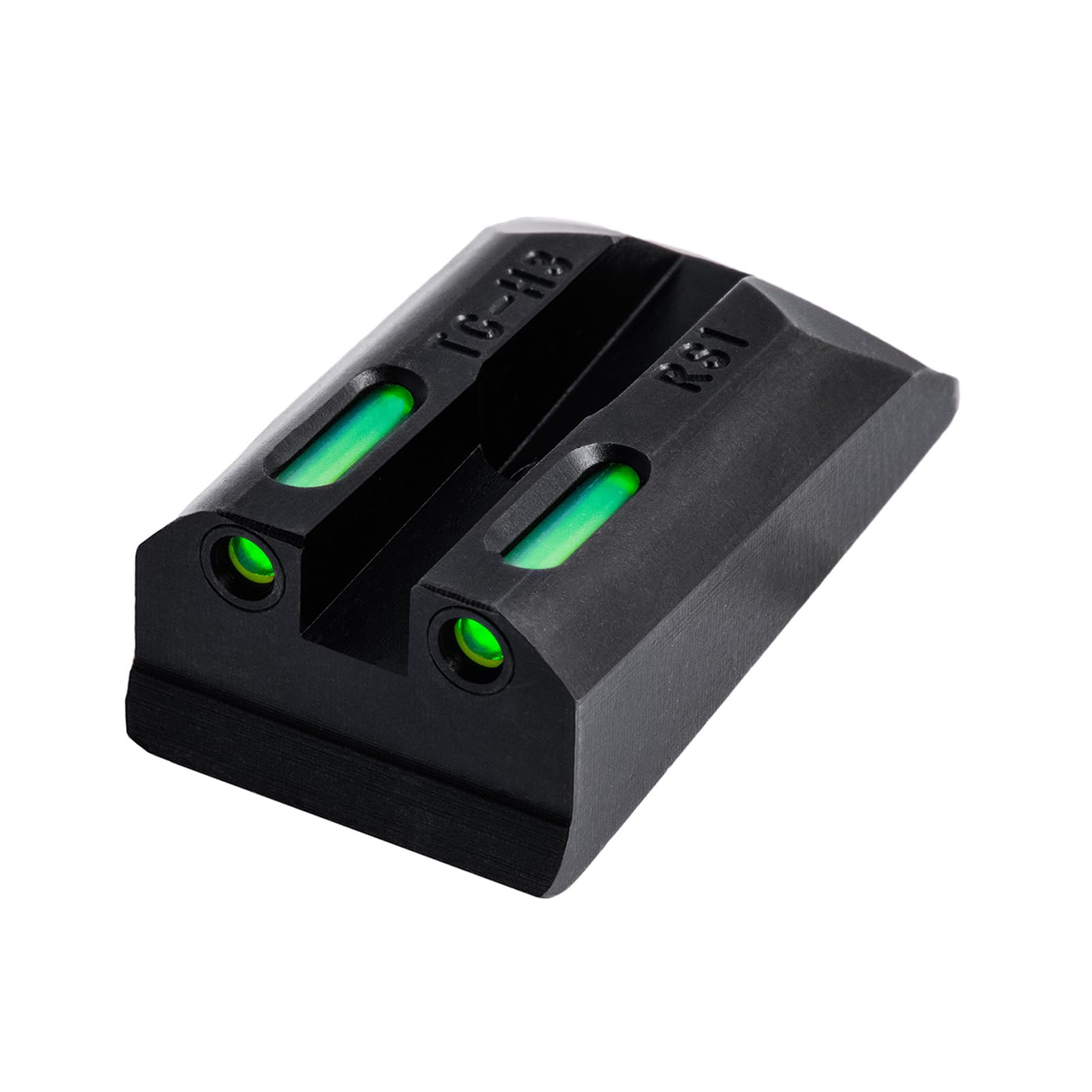 TRUGLO TFX Handgun Sight - Durable Shock-Resistant Compact Bright Tritium & Fiber Optic Sights for Pistols - Perfect for Low Light Shooting, Home Defense & Tactical Use