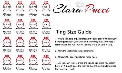 Clara Pucci 2 Carat Round Cut Halo Solitaire Yellow Moissanite Engagement Ring Set in 14K Yellow & White Gold - Perfect for Wedding, Proposal & Anniversary Gifts