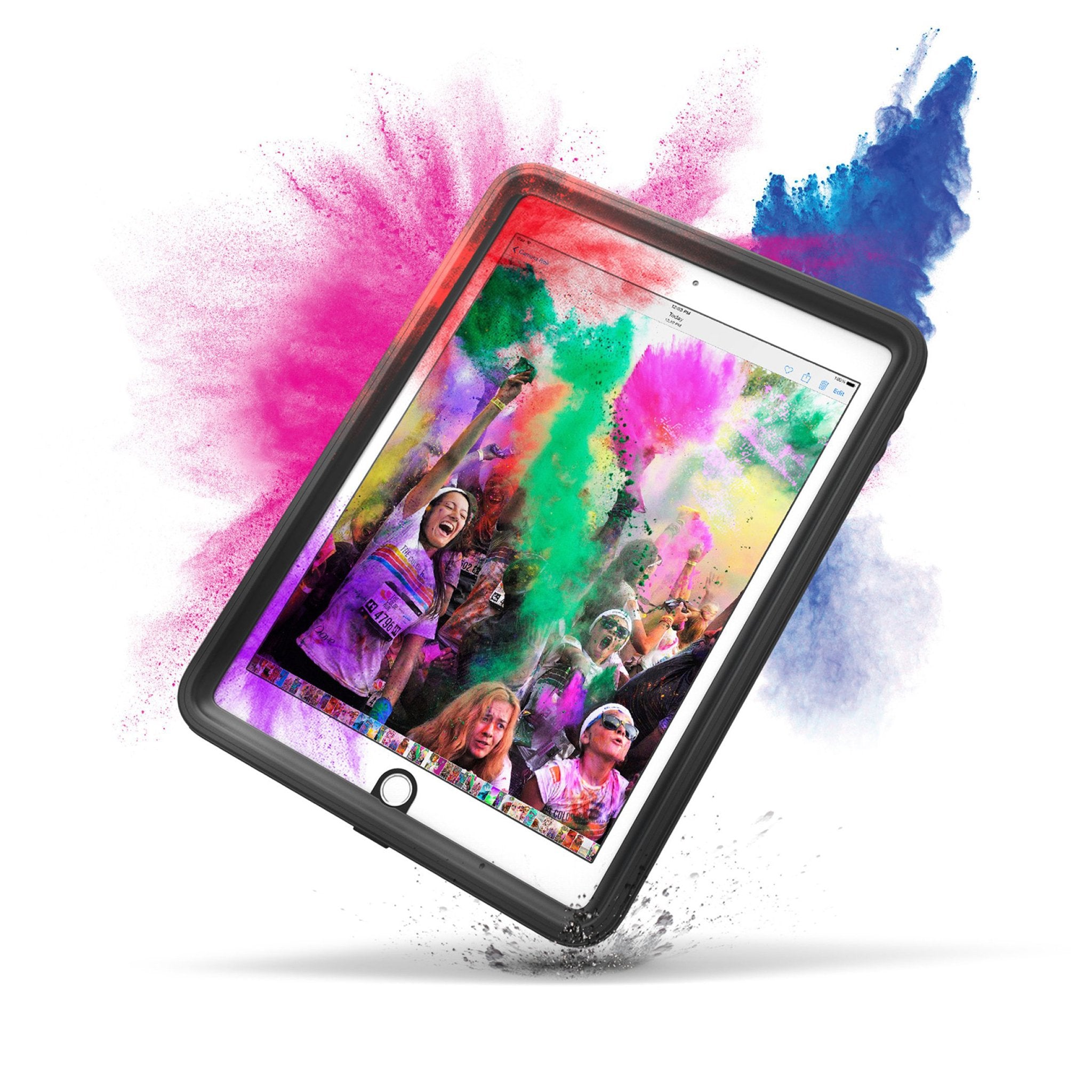 Waterproof Case for iPad 6th & 5th Generation (9.7 Inch) - Shockproof Protective Cover for Swimming, Beach & Outdoor Activities